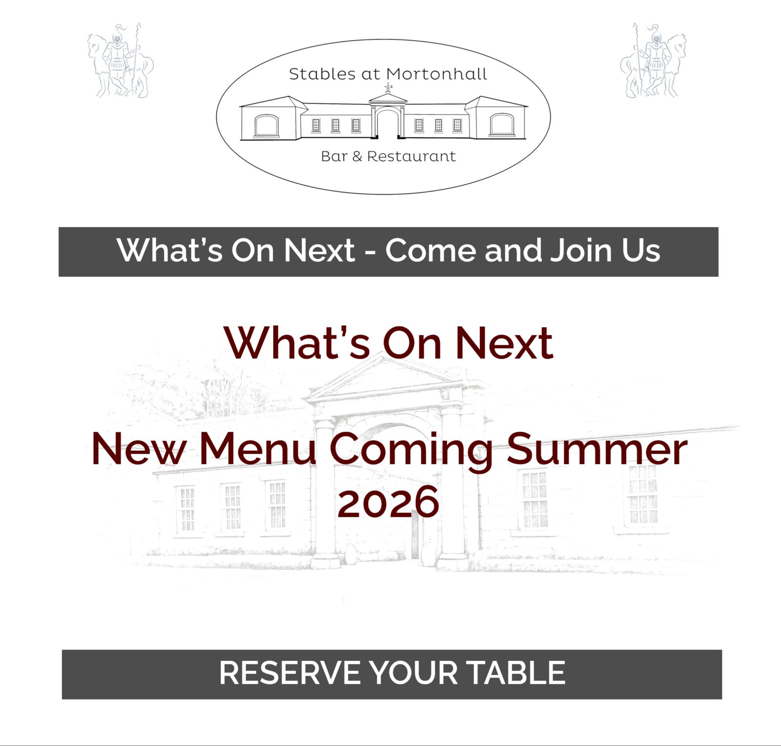 New Menu